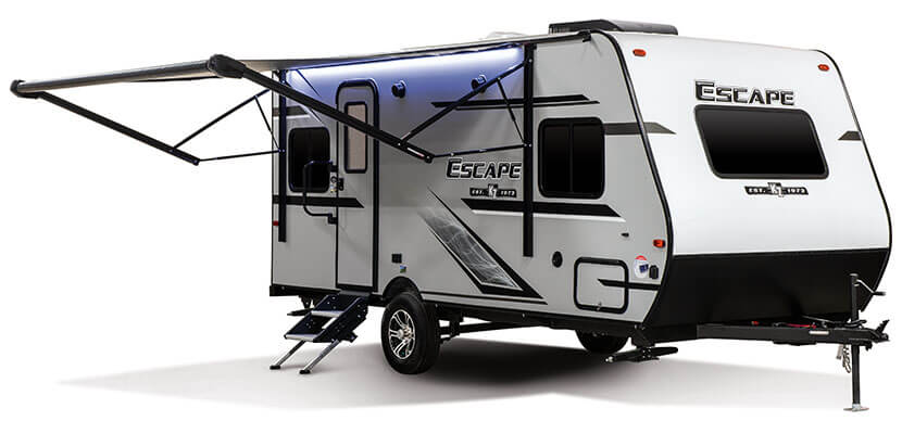 2020 KZ RV Escape E181RD Travel Trailer Exterior Awning