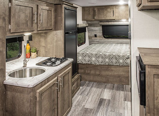 2020 KZ RV Escape E181RD Travel Trailer Kitchen