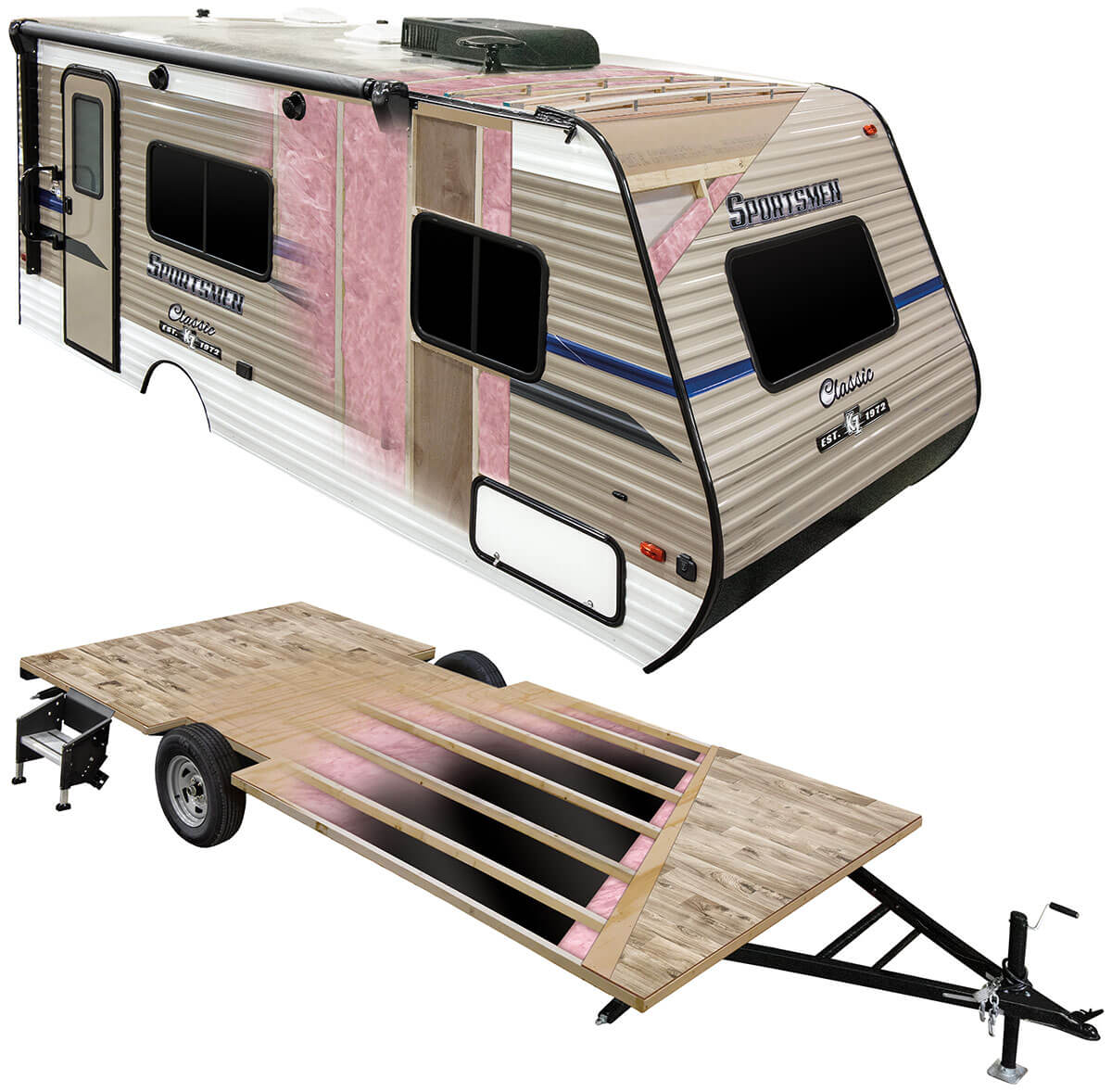 2019 KZ RV Sportsmen Classic Ultra Lightweight Travel Trailer Construction