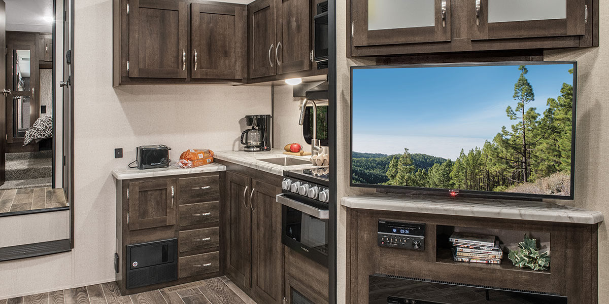 2019 KZ RV Sportsmen 251RL Fifth Wheel Kitchen