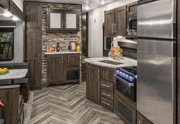 2020 KZ RV Sportsmen 292BHK Fifth Wheel Kitchen