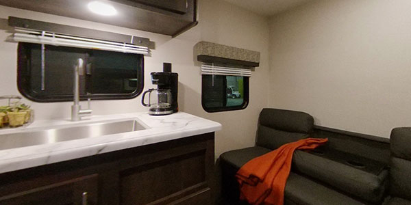 2019 KZ RV Sportsmen SE 240FBSE Travel Trailer Interior 360