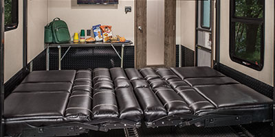 2019 KZ RV Venom 3911TK Fifth Wheel Toy Hauler Cargo Area Bunks