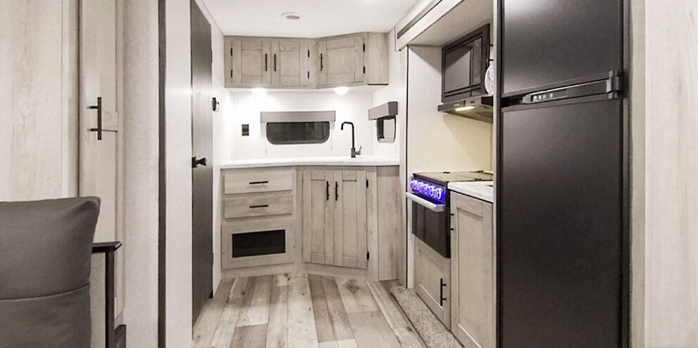 2021 KZ RV Connect SE C211MKSE Travel Trailer Kitchen