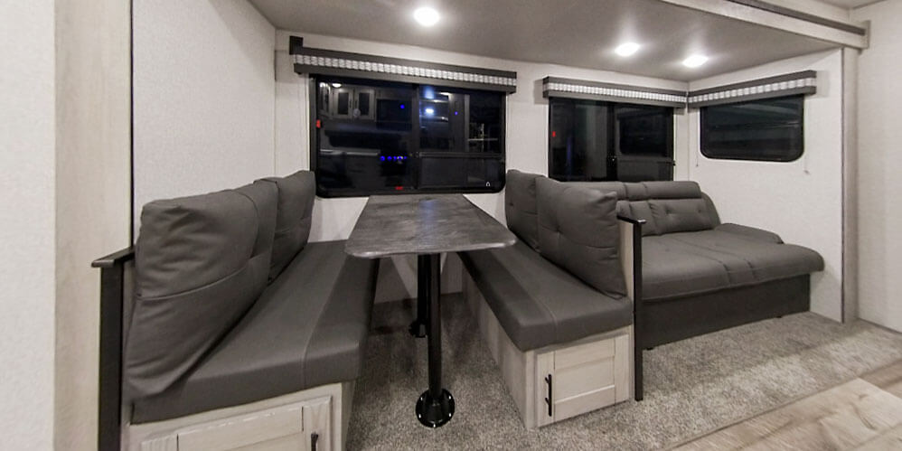 2021 KZ RV Connect C322BHK Travel Trailer Dinette and Sofa