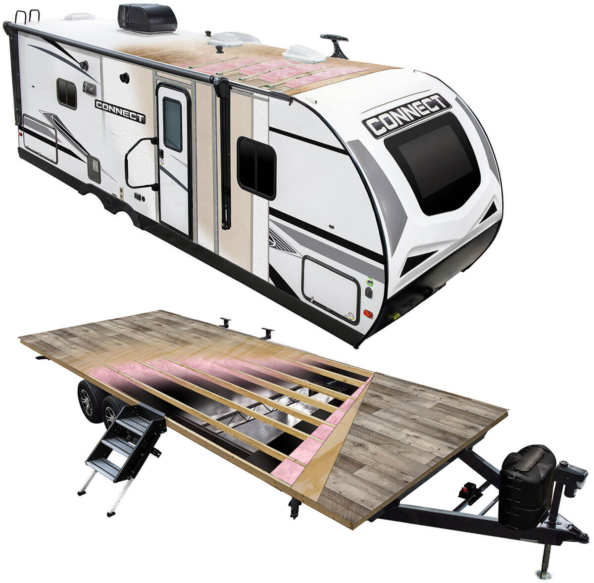 2021 KZ RV Connect Lightweight Travel Trailer Construction