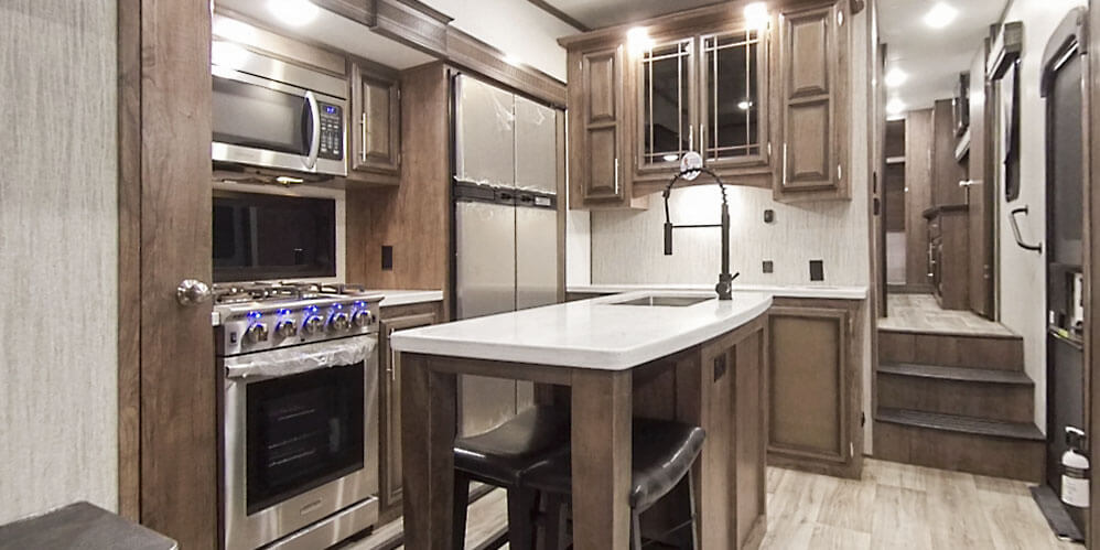 2021 KZ RV Durango D348BHF Fifth Wheel Kitchen