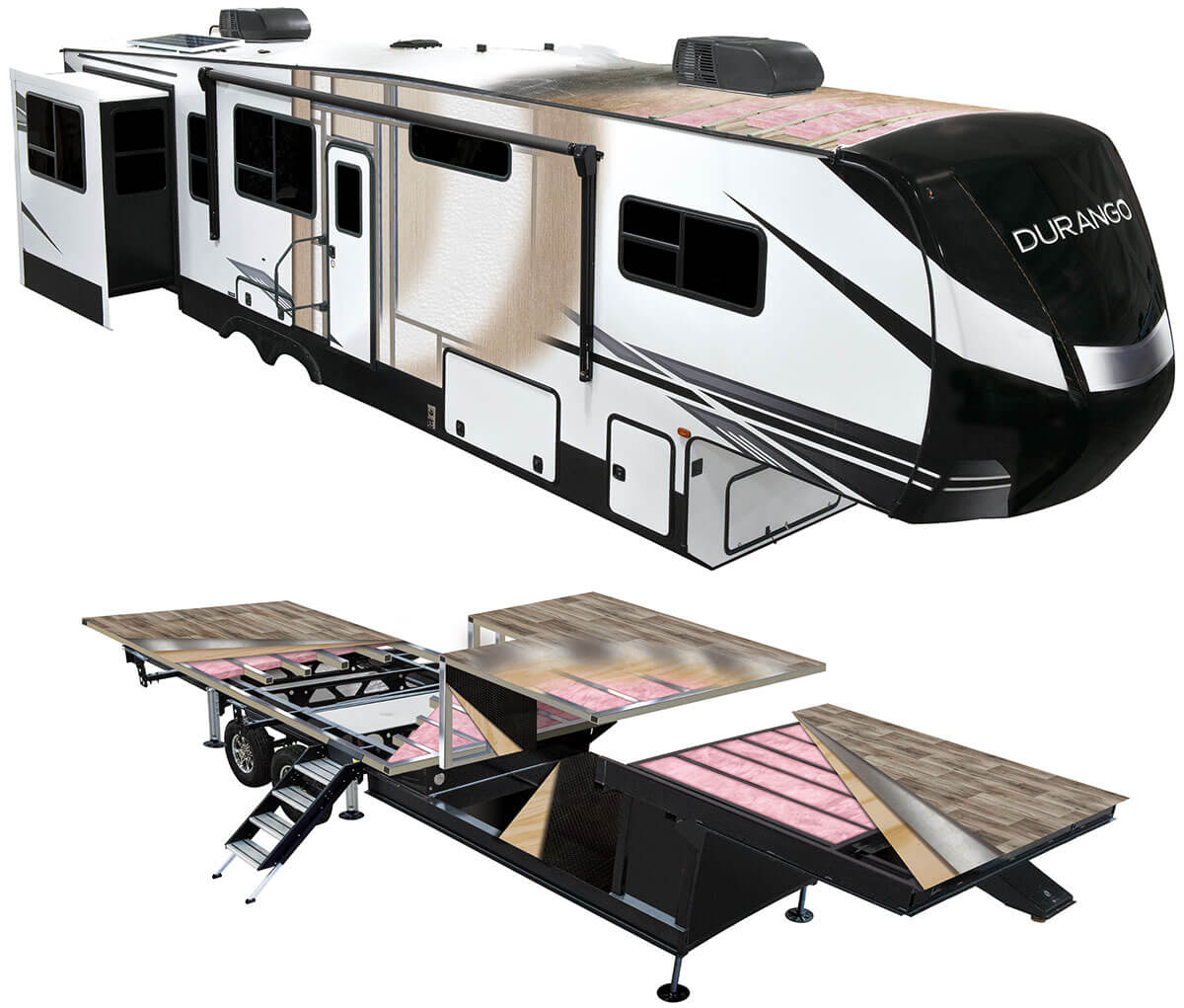 2021 KZ RV Durango Full-Profile Luxury Fifth Wheel Construction