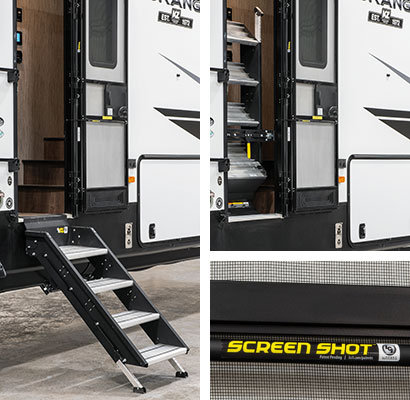 2021 KZ RV Durango D326RLT Fifth Wheel Exterior Steps