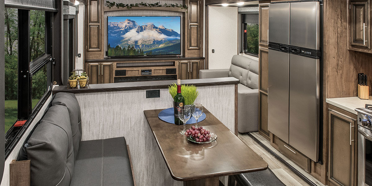 2021 KZ RV Durango D326RLT Fifth Wheel Dinette