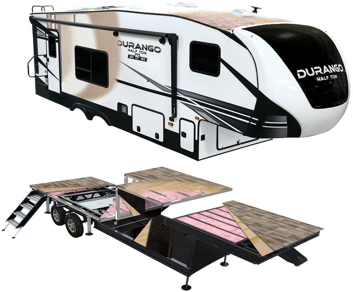 2021 KZ RV Durango Half-Ton Lightweight Luxury Fifth Wheel Construction