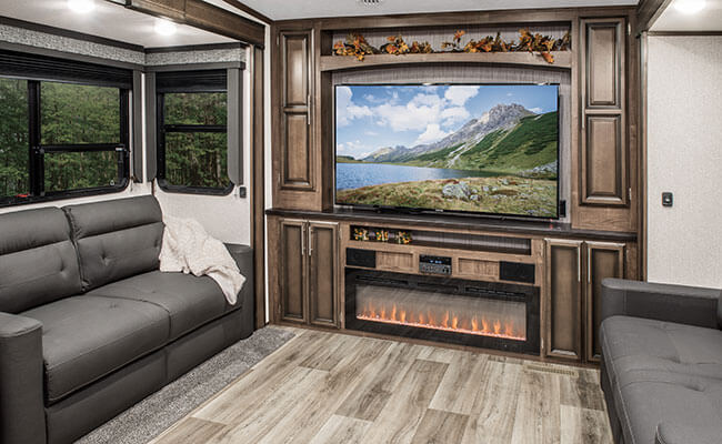 2021 KZ RV Durango Half-Ton D290RLT Fifth Wheel Living Room