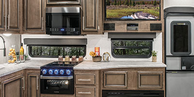 2021 KZ RV Durango Half-Ton D275BHS Fifth Wheel Kitchen