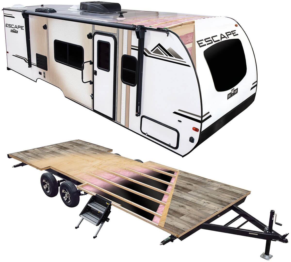 2021 KZ RV Escape Ultra Lightweight Travel Trailer Construction