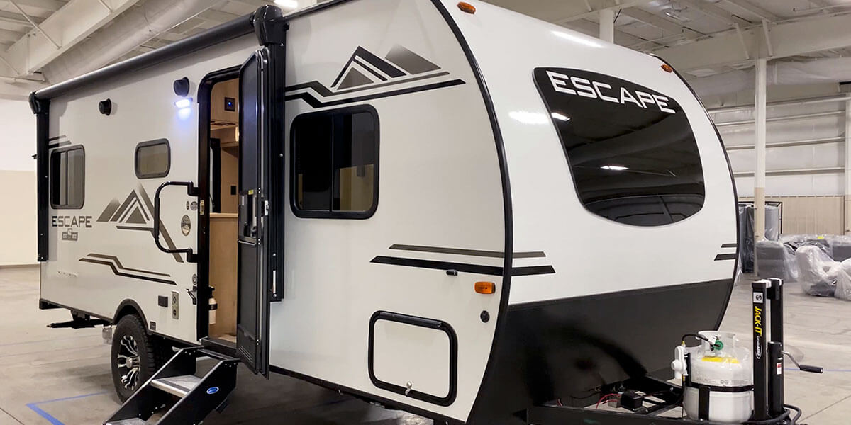 2021 KZ RV Escape E20 HATCH Travel Trailer Quick Tour Video