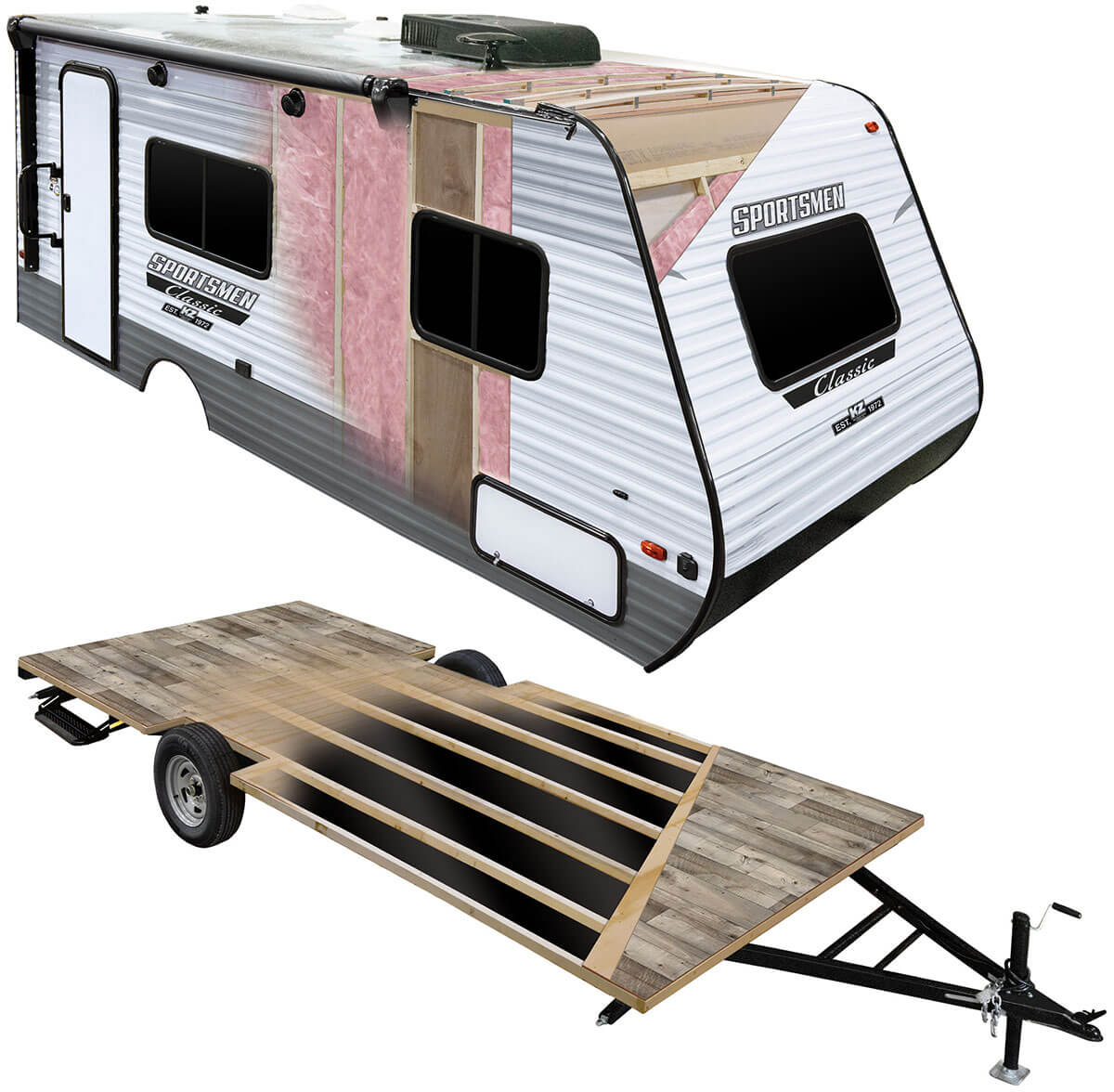 2021 KZ RV Sportsmen Classic Ultra Lightweight Travel Trailer Construction