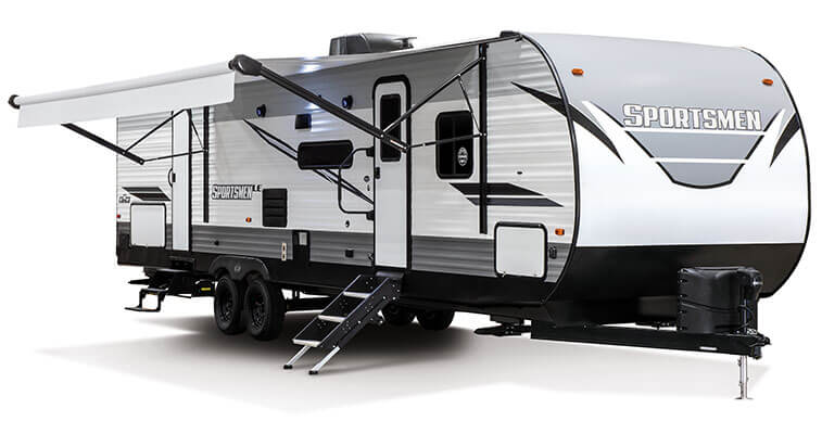 2021 KZ RV Sportsmen LE 332BHKLE Travel Trailer Exterior Awning