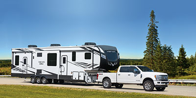 2021 KZ RV Venom 4113TK Fifth Wheel Toy Hauler Exterior Lifestyle