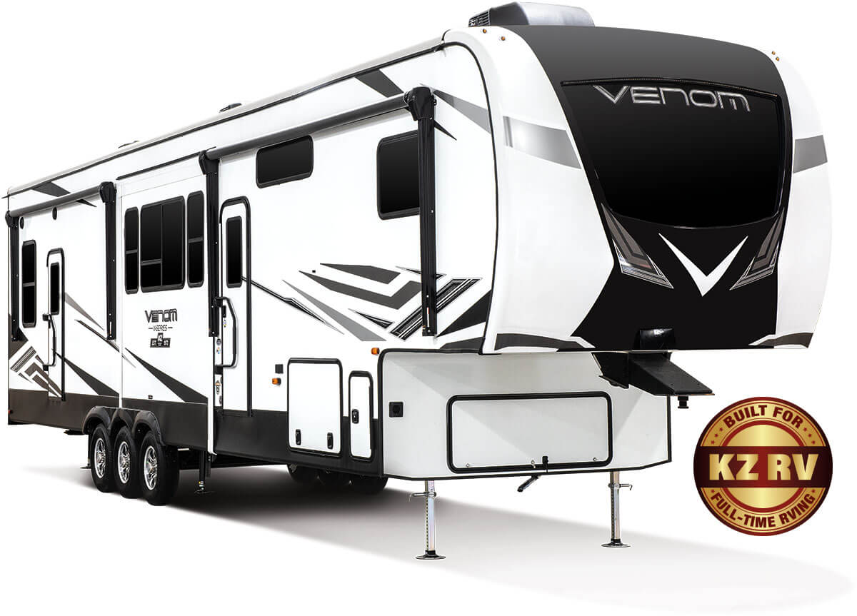 2021 KZ RV Venom V-Series Full Time Living Fifth Wheel Toy Hauler