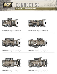 2022 KZ RV Connect SE Lightweight Travel Trailers Flyer