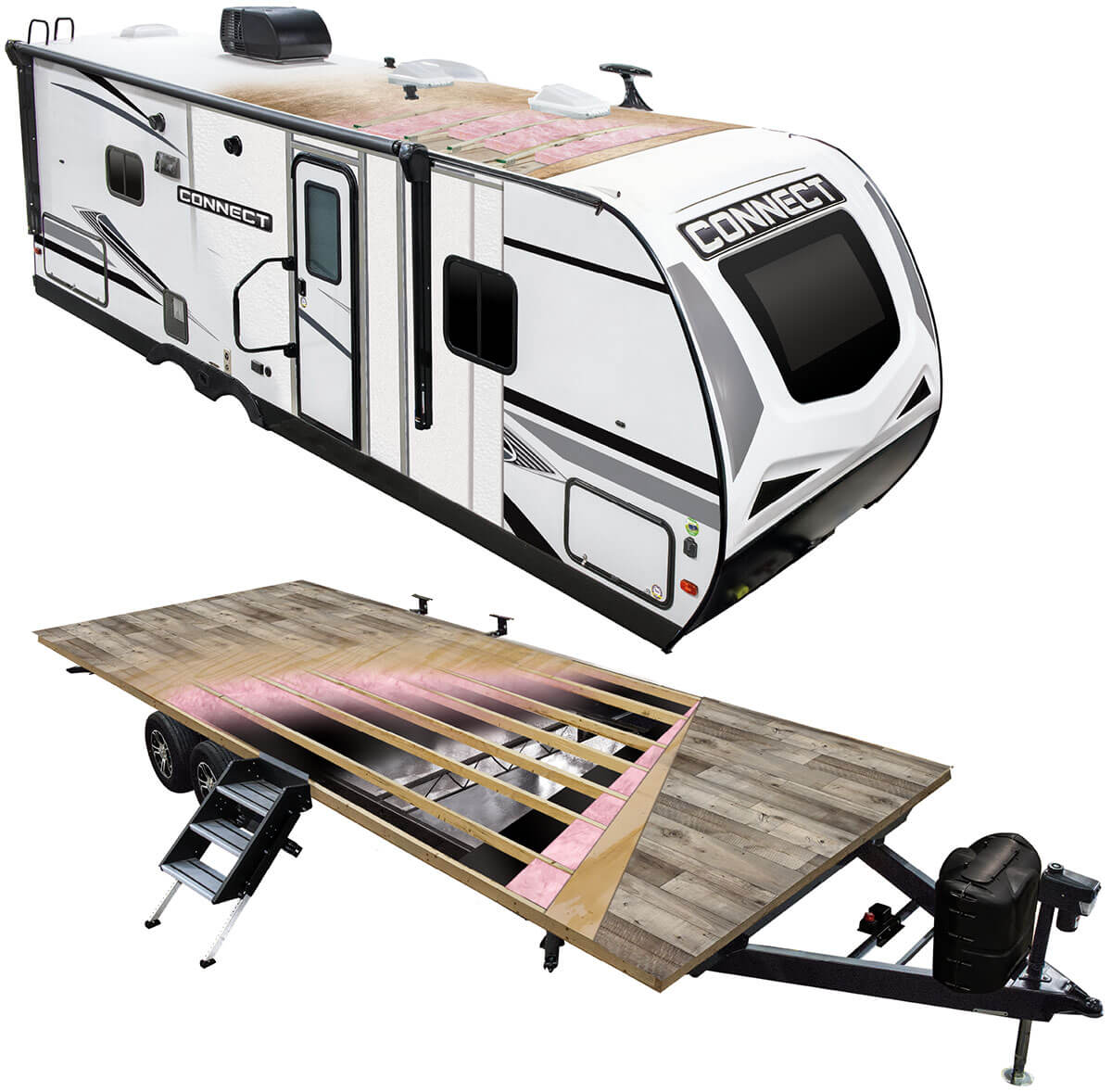 2022 KZ RV Connect Lightweight Travel Trailer Construction