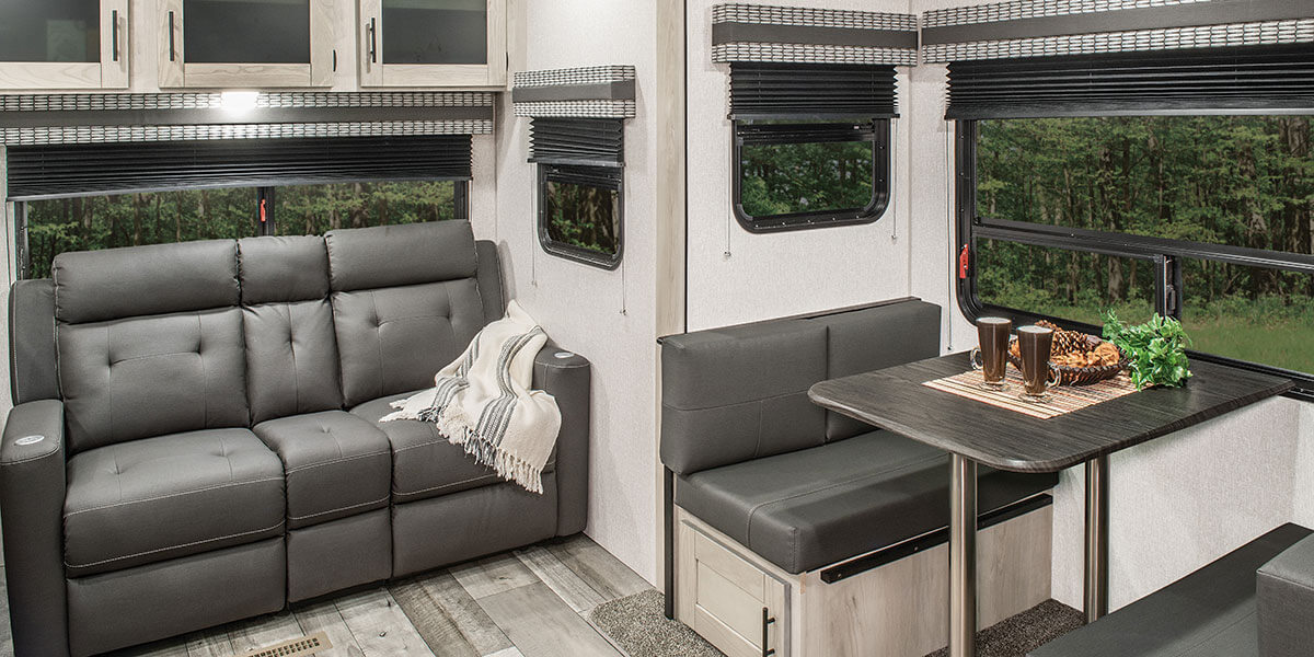 2022 KZ RV Connect C241RLK Travel Trailer Dinette