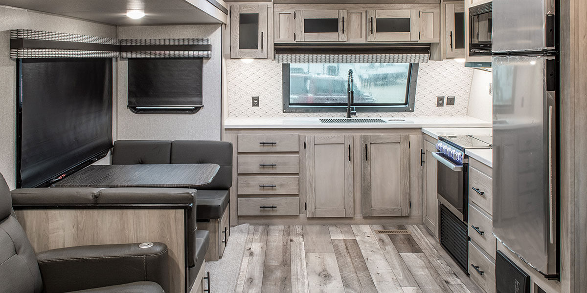 2022 KZ RV Connect Luxury Edition C272FK Travel Trailer Kitchen