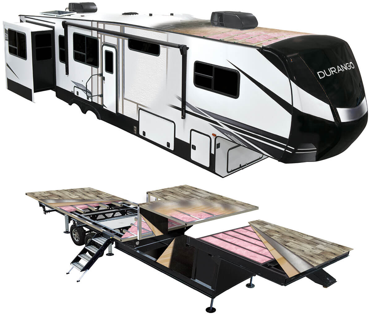 2022 KZ RV Durango Full-Profile Luxury Fifth Wheel Construction