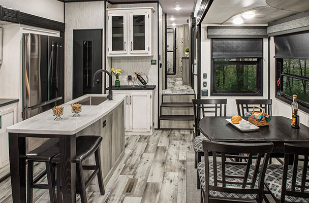 2022 KZ RV Durango D348BHF Fifth Wheel Dinette