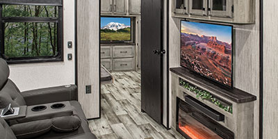 2023 KZ RV Durango D348BHF Fifth Wheel Entertainment Center