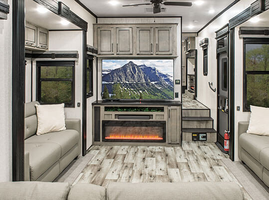 2022 KZ RV Durango Gold G391RKF Fifth Wheel Living Room