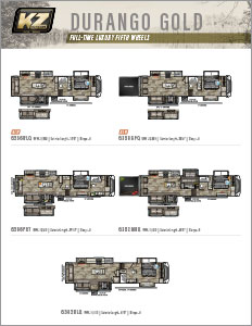 2022 KZ RV Durango Gold Full Time Luxury Fifth Wheels Flyer