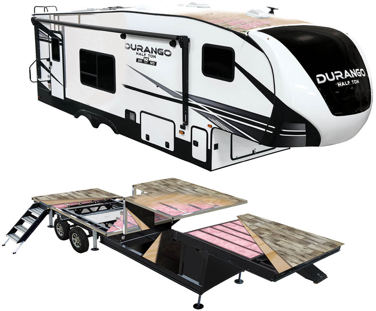 2022 KZ RV Durango Half-Ton Lightweight Luxury Fifth Wheel Construction