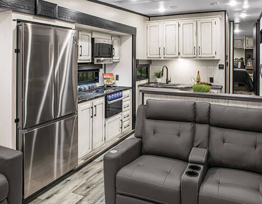 2022 KZ RV Durango Half-Ton D290RLT Fifth Wheel Kitchen