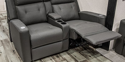 2023 KZ RV Durango Half-Ton D290RLT Fifth Wheel Theater Seating Left Reclined