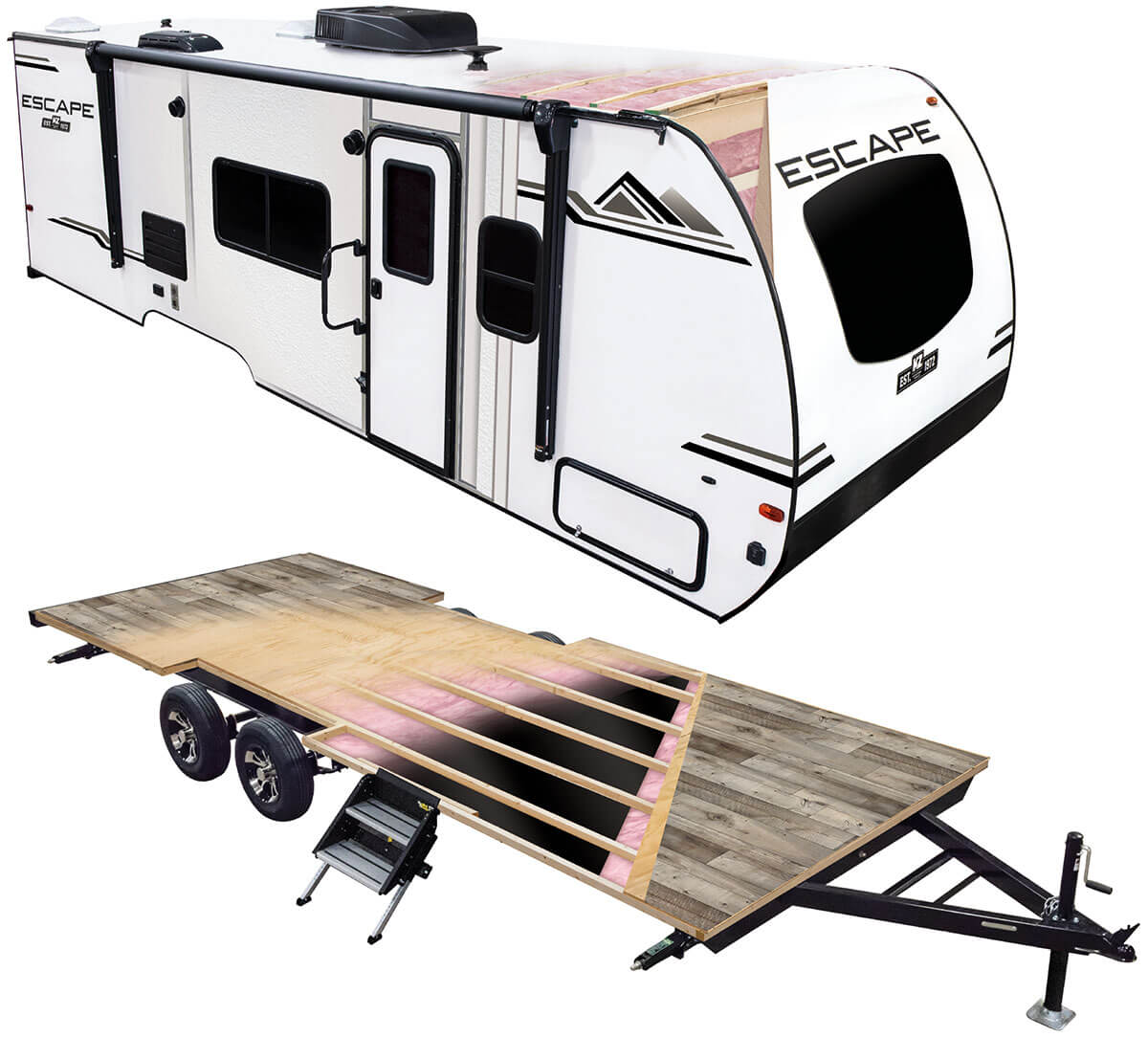 2022 KZ RV Escape Ultra Lightweight Travel Trailer Construction