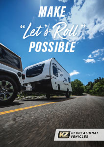 2022 KZ RV Escape Lifestyle Banner