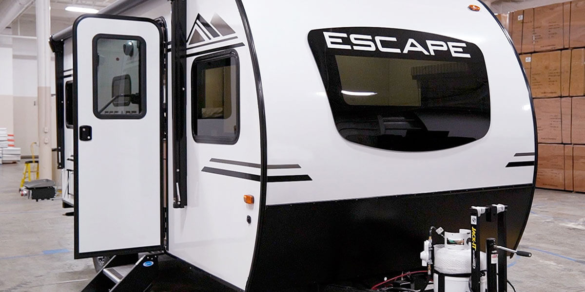 2022 KZ RV Escape E18 HATCH Travel Trailer Quick Tour Video