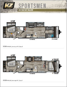 2022 KZ RV Sportsmen Destination Travel Trailers Flyer