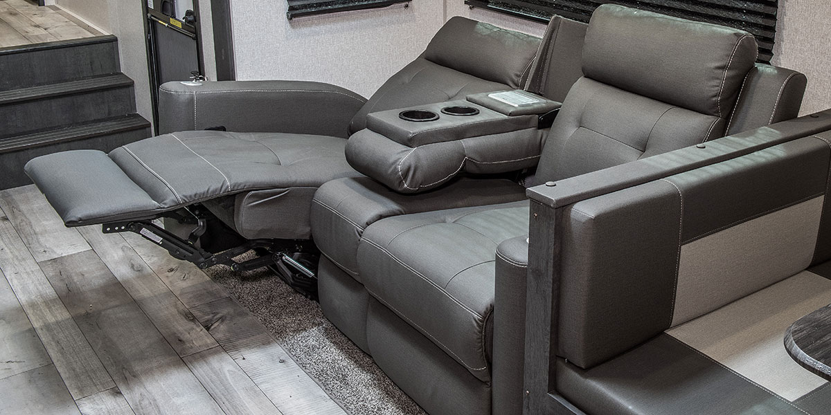 2023 KZ RV Sportsmen 303MB Fifth Wheel Theater Seating Left Reclined