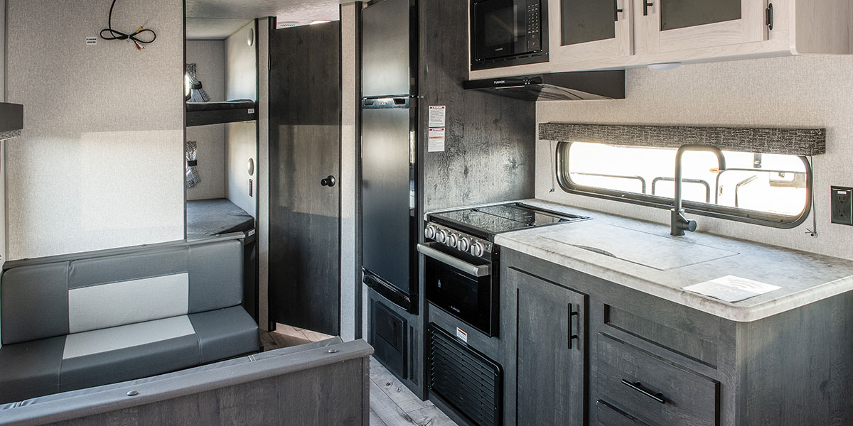 2022 KZ RV Sportsmen SE 260BHSE Travel Trailer Kitchen