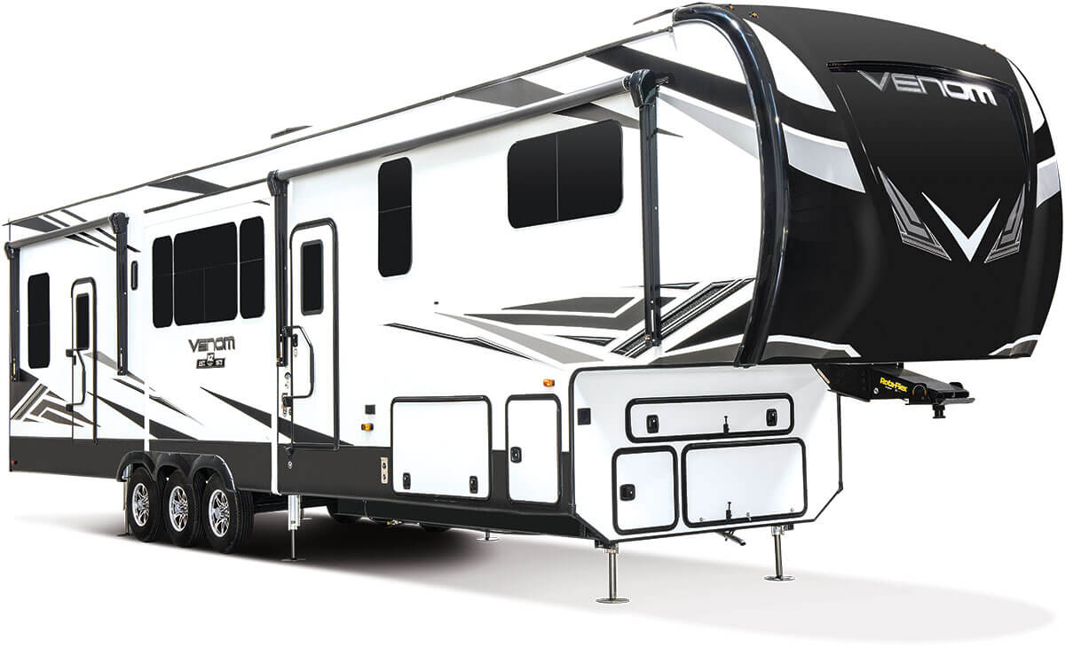 2022 KZ RV Venom 4013TK Luxury Fifth Wheel Toy Hauler