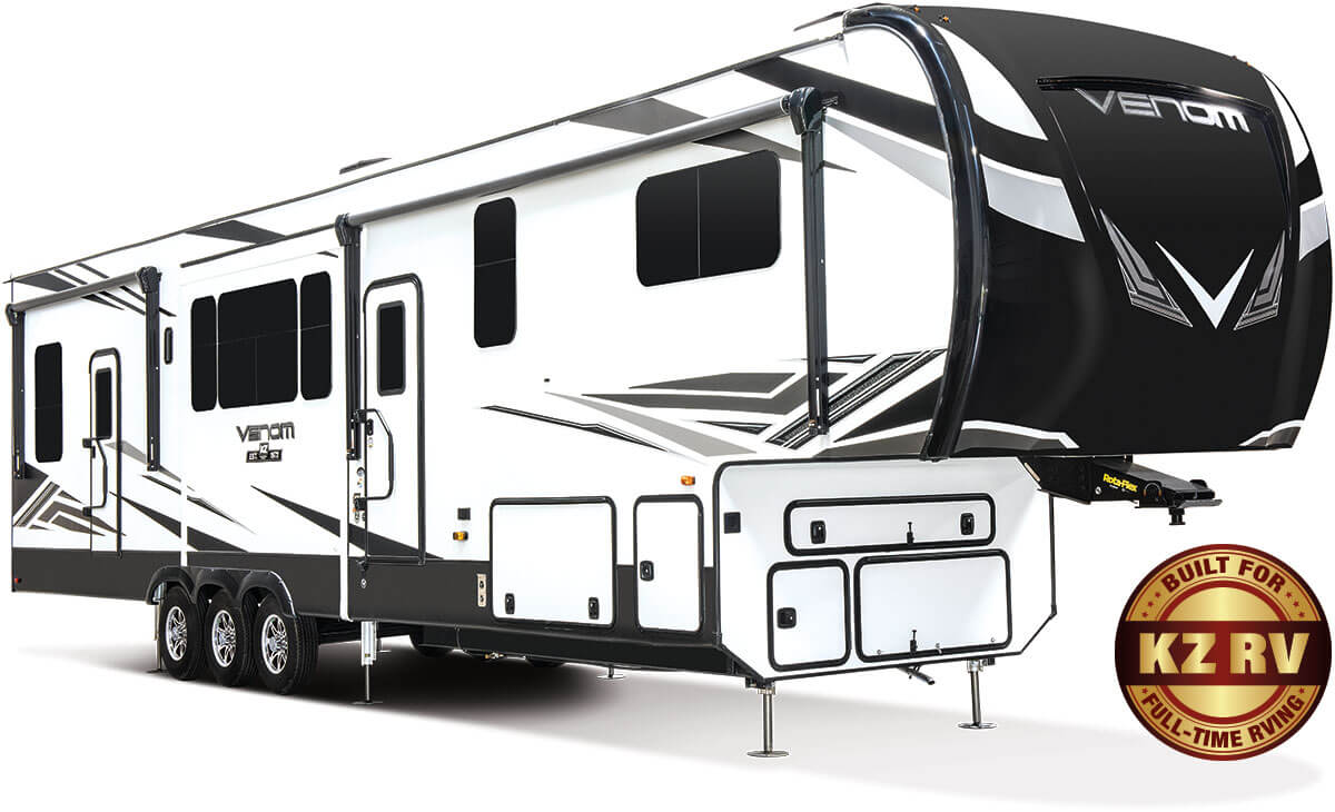 2022 KZ RV Venom Full Time RVing Fifth Wheel Toy Hauler