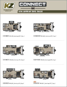 2023 KZ RV Connect SE Lightweight Travel Trailers Flyer