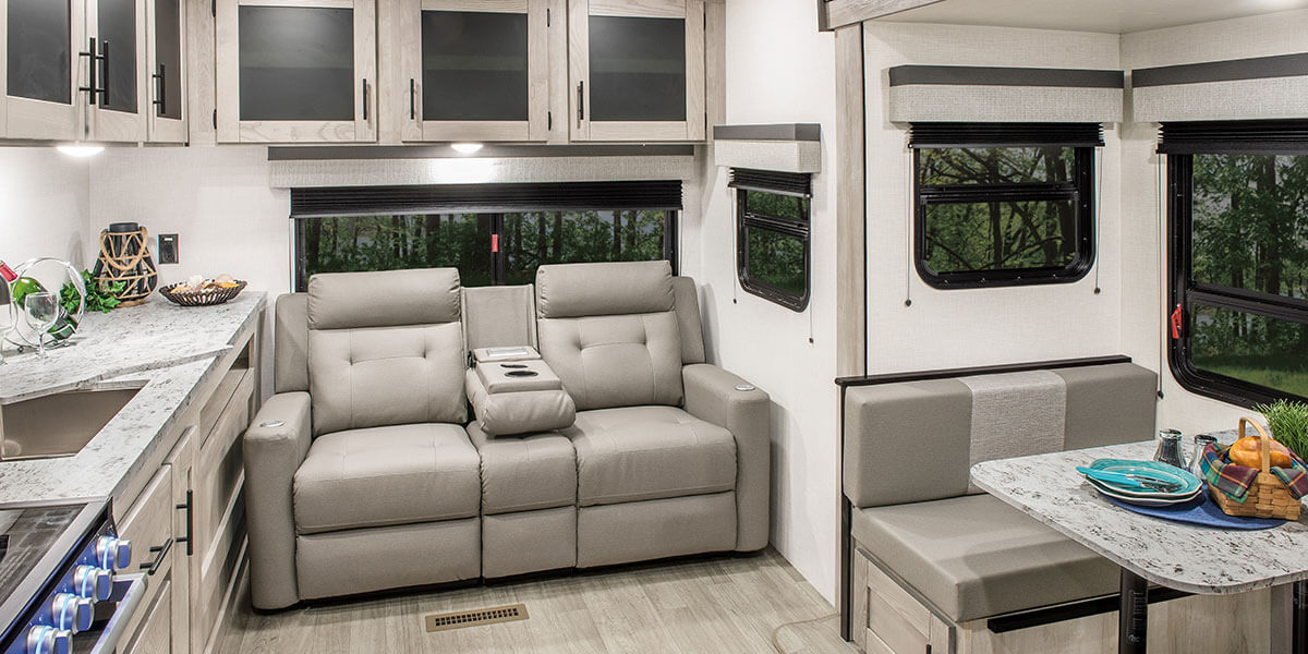 2023 KZ RV Connect C241RLK Travel Trailer Theater Seating Dinette