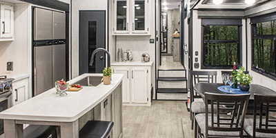 2023 KZ RV Durango D301RLT Fifth Wheel Kitchen