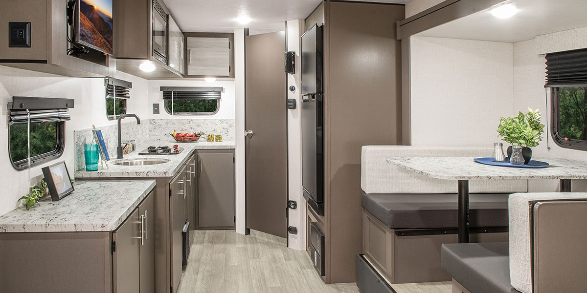 2023 KZ RV Escape E181MK Travel Trailer Kitchen