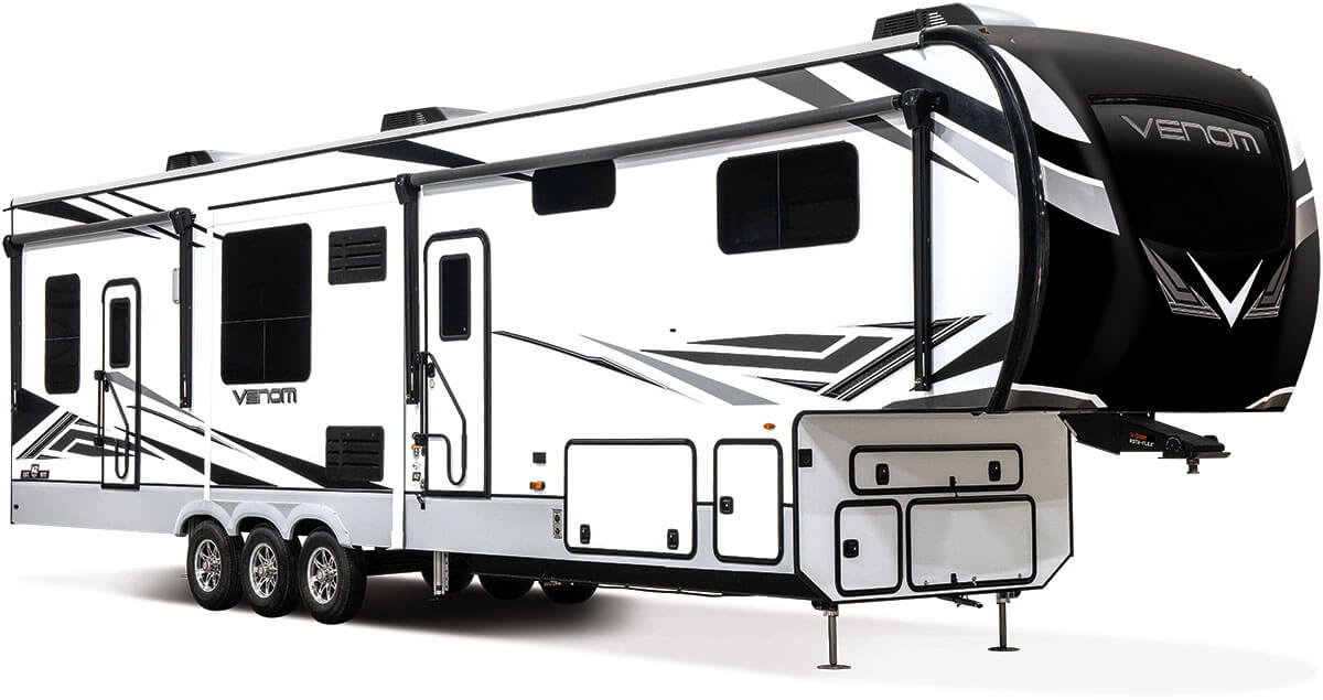 2023 KZ RV Venom 3911TK Luxury Fifth Wheel Toy Hauler