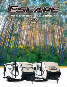 2018 KZ RV Escape Ultra Lightweight Travel Trailers Brochure