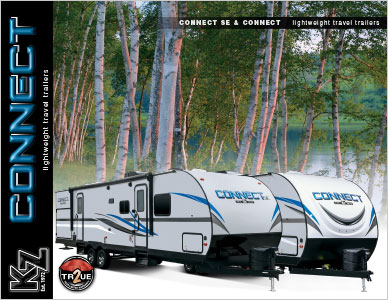 2019 KZ RV Connect and Connect SE Lightweight Travel Trailers Brochure